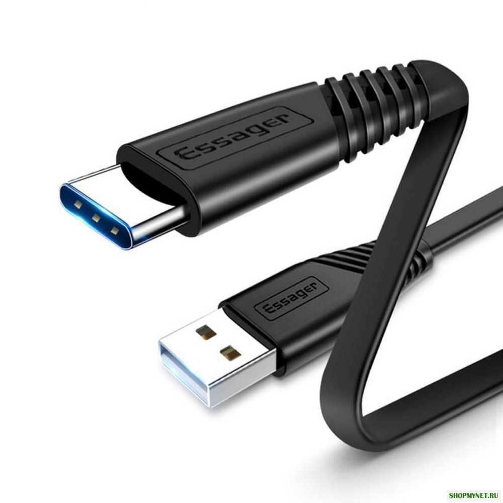 Essager 2.4A Type-C Кабель для быстрой зарядки данных для HUAWEI P30 Pro Mate 20 XIAOMI MI9 S10 S10+